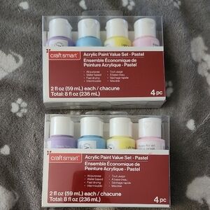Craft Smart Acrylic Paint Value 2 Set - Pastel